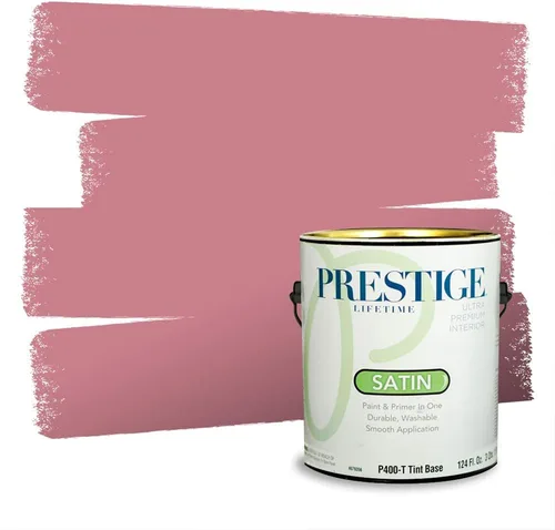 Vista 606 de Prestige Paints Pintura exterior e imprimación en uno, 1 galón, plano, coincidencia comparable de Valspar* Amber Rose*