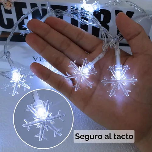 Vista 5 de Luces de Decoración de Navidad, 8 Modos y Temporizador con Control Remoto, 33 Pies 100 Luces LED Operadas con Pilas, Luces de Hadas Impermeables