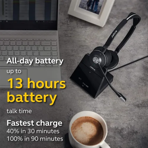 Vista 5 de Jabra Engage 75 audífonos inalámbricos profesionales, de comunicaciones unificadas