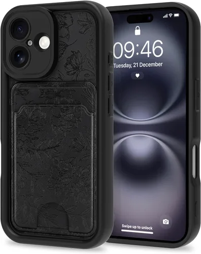 Vista 54 de MZELQ Compatible con iPhone 11 Funda TPU Soporte para Tarjetas Cubierta de Billetera, Protección de Cámara + Protector de Pantalla Funda Suave