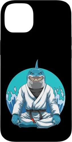 Vista 15 de Funda para iPhone 16 Jiu Jitsu Shark
