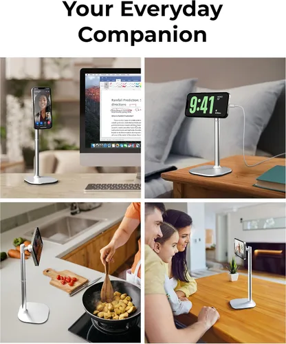 Vista 5 de COOPER MagStand, Soporte Magnético Ajustable para iPhone para Escritorio y Soporte para Teléfono para Grabación de Video, Compatible con MagSafe