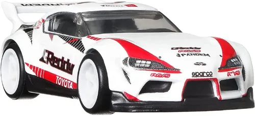 Vista 2 de Hot Wheels Vehículos de leyendas del circuito cultural del automóvil para niños de 3 años en adelante, colección premium de vehículos a escala 1:64