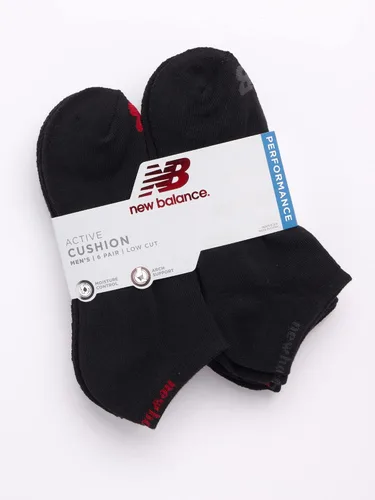 Vista 2 de New Balance Men's Low Cut Basic 6-Pack Socks