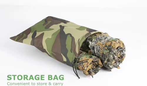 Vista 5 de Ginsco Ghillie Suit - Juego de guantes de máscara de cara completa, traje de camuflaje frondoso 3D para hombres, fotografía de caza al aire libre