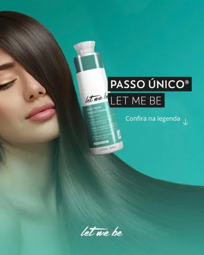 Vista 3 de Let Me Be Tratamiento de queratina capilar: Proteína brasileña suavizante, hidratante, sin encrespamiento y brillo intensivo en un solo paso. Eficaz