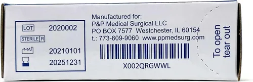 Vista 4 de P&P Medical Surgical - Cuchillas de bisturí quirúrgicas desechables, tamaño 12, acero al carbono de alta calidad, 2.1% 10xx envueltas