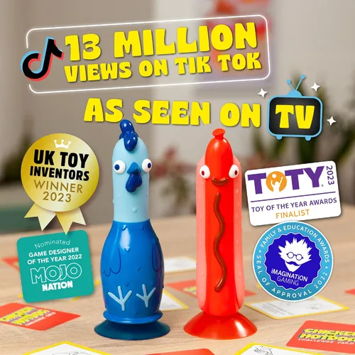 Vista 2 de Big Potato Chicken vs Hotdog: divertido juego de fiesta Diversión para niños, adolescentes y adultos Me gusta voltear la botella pero mejor