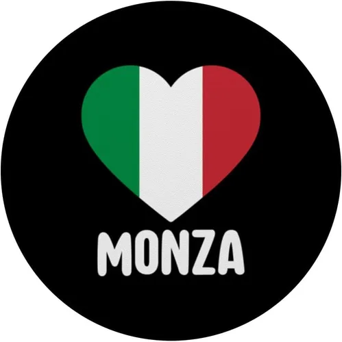 Vista 3 de Monza Italia Flag Italian Italy Family Italiano PopSockets Standard PopGrip