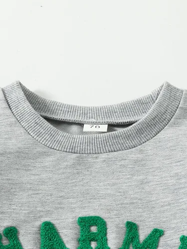 Vista 2 de Camiseta de manga corta con estampado de mamá para bebé, ropa de verano