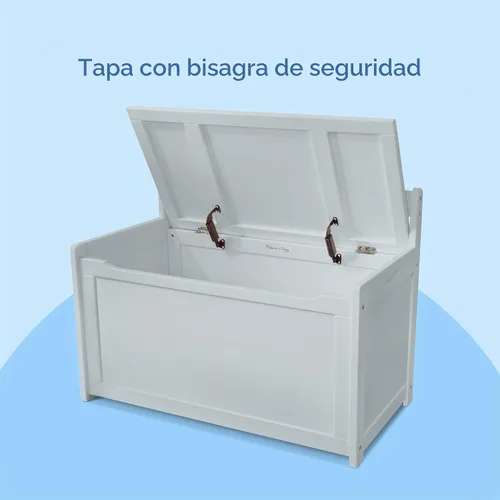 Vista 9 de Melissa & Doug Baúl de madera resistente para juguetes