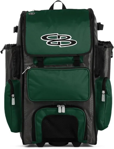 Vista 87 de Boombah Rolling Superpack - Bolsa para equipo de béisbol/sóftbol, varios colores, mango telescópico y capacidad para 4 murciélagos, versión