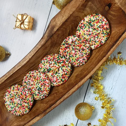 Vista 6 de Mystic Sprinkles Surtidos de 4 celdas (una Navidad clásica en oro, Midi)
