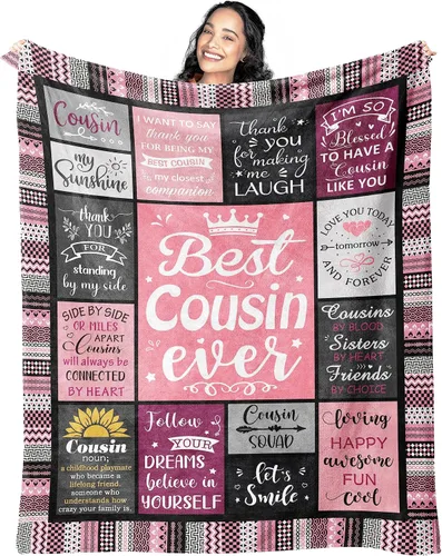 Vista 8 de Regalos de cumpleaños para mujer, manta de 60 x 50 pulgadas, regalos de cumpleaños para mejores amigas, manta de mejor amiga para el trabajo, regalo