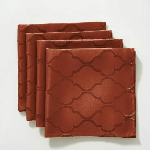 Vista 32 de SASTYBALE - Servilletas de poliéster jacquard de otoño 20x20 pulgadas - Patrón de flores, brillo otoñal, resistente a las arrugas y derrames