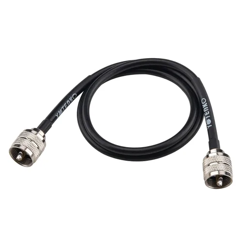Vista 29 de Cable de puente PL259 de 1 pie - Cable coaxial RG58 de 15 pulgadas corto 50 ohmios coaxial para medidor SWR radio de radioaficionado radio CB