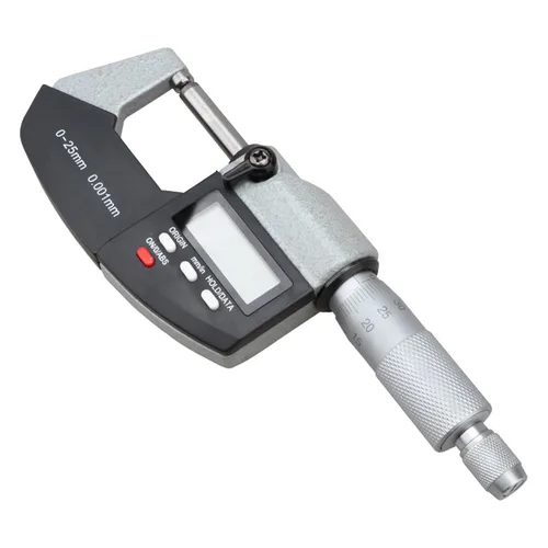 Vista 15 de Micrómetro digital con rango de medición de 0-1"/0-25mm, herramienta de medición de micrómetro electrónico, pulgadas/métrico