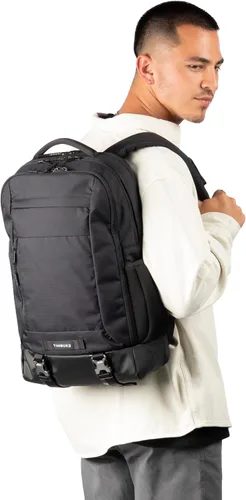 Vista 3 de Timbuk2 Authority Mochila para laptop Deluxe, Eco Negro Deluxe