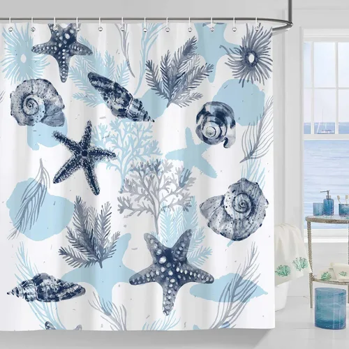 Vista 18 de Cortina de Ducha de Hojas Tropicales, Cortina de Baño Decorativa Verde y Negra con Hojas de Palmera y Plátano, Juegos de Cortinas de Ducha de Tela