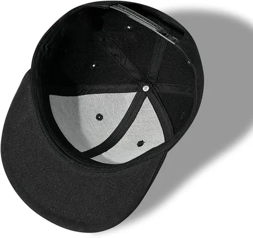 Vista 6 de Tijeyi Flat Bill Sombreros para hombres Snapback Skull Sombreros Negro Sombrero para Adolescentes Niños Gorras de Skateboard Sombreros Gorra