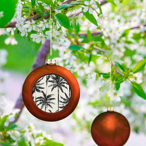 Vista 15 de Boobs Funny Shatterproof Matte Christmas Balls for Tree Wreath Home Decor 1PCS