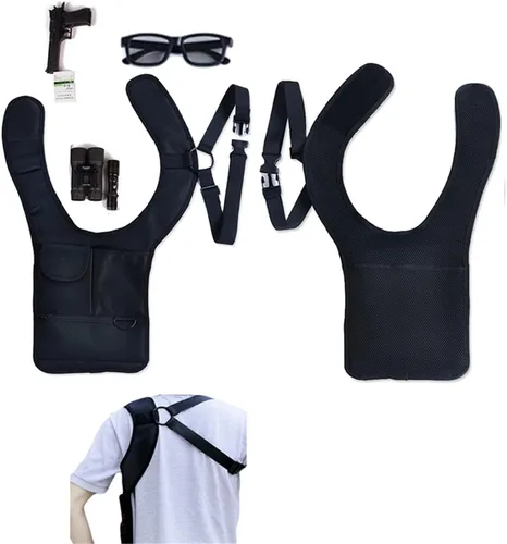 Vista 2 de Bolsa de hombro oculta multiusos mejorada para las axilas