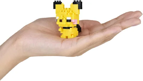 Vista 5 de Nanoblock - Kit de construcción de la serie Pokémon, Pichu [Pokémon]