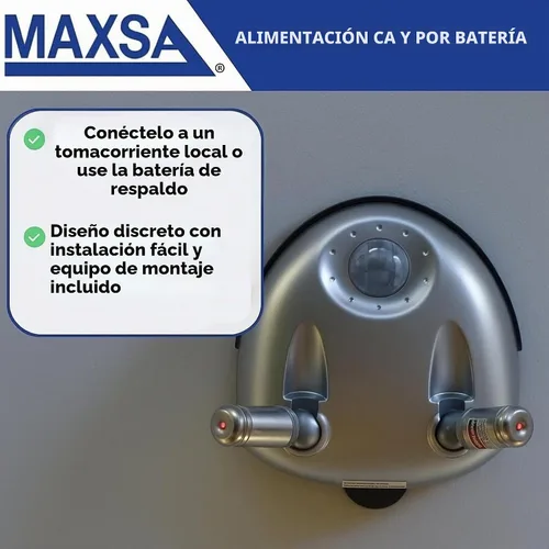 Vista 5 de Innovaciones Maxsa park derecho cochera láser, Classic, Plateado
