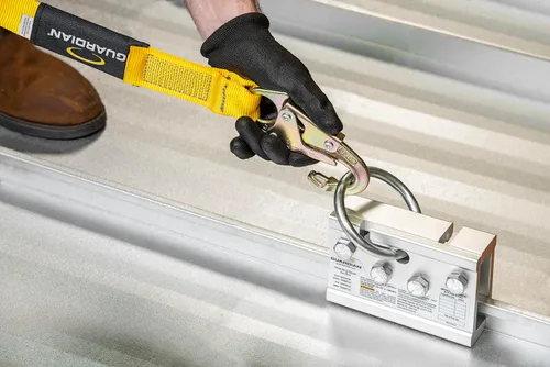 Vista 6 de Guardian Fall Protection Abrazadera de techo con costura de pie 10600
