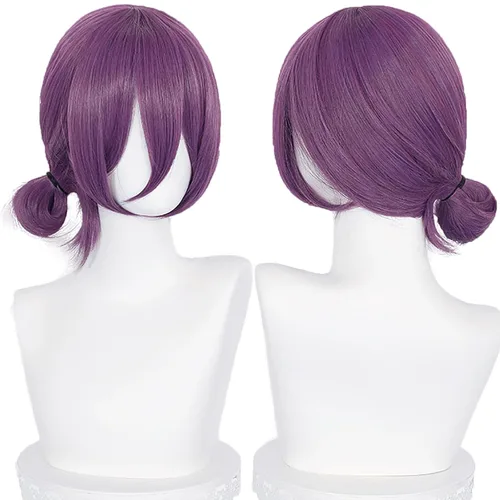Vista 21 de Aicos Power Cosplay peluca larga naranja recta Cosplay pelucas con Poder naranja