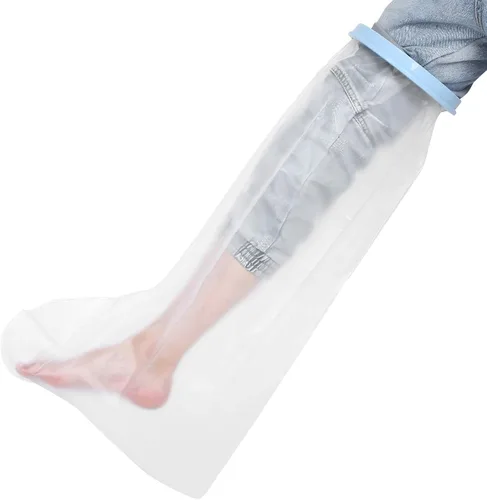 Vista 8 de ZJchao Shower Cover,Reusable Protector, Watertight Wound Cove for Leg, Broken Skin, Burns, PICC, Infusion