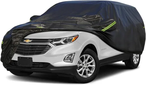 Vista 144 de KouKou Funda impermeable para automóvil SUV adecuada para BMW X1 de 2009 a 2025, 7 capas a prueba de viento para todo tipo de clima, cubierta