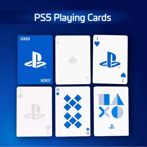 Vista 3 de PlayStation - Juego de cartas estándar con lata de almacenamiento
