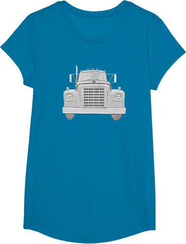Vista 74 de Camiseta clásica de camión pesado International Harvester IH Loadstar, Negro, S