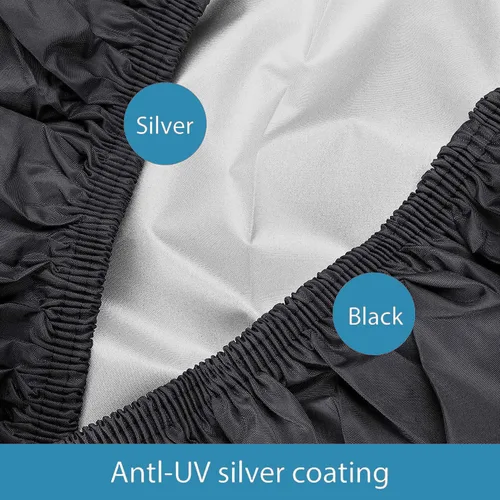 Vista 5 de REVXON UTV Cover for CFMoto UForce 1000 2003-2023, Black Oxford Cloth Heavy Duty Watertight SXS Side By Side Cover All Weather Outdoor Protection