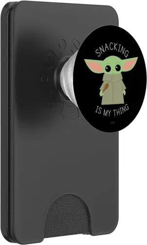 Vista 7 de Star Wars The Mandalorian the Child Snacking is My Thing PopSockets Standard PopGrip