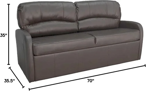 Vista 2 de RecPro Charles 70" Sofá con brazos muebles para cámper, trailer, RV