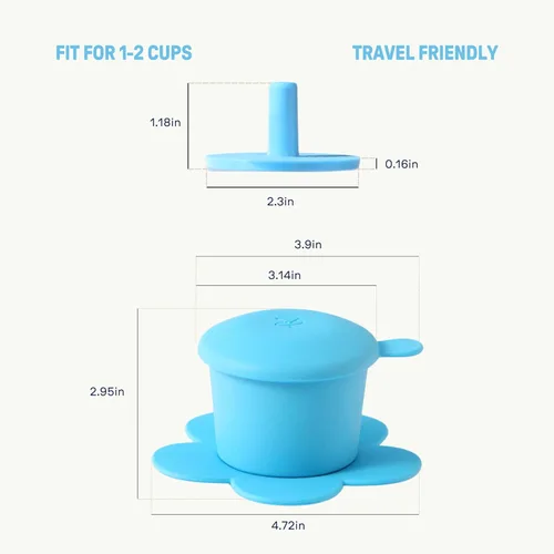 Vista 2 de [Regalo] Filtro Phin vietnamita, gotero de café reutilizable de plástico para verter sobre café, filtro de café de una sola taza con diseño