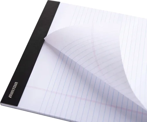 Vista 6 de Mintra Office - Anotador con renglones, 50 hojas por anotador; anotador micro perforado, para la escuela, la universidad, la oficina, el trabajo