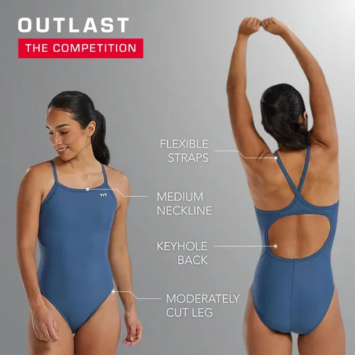 Vista 7 de TYR Traje de baño Tyreco Solid Diamondback para mujer