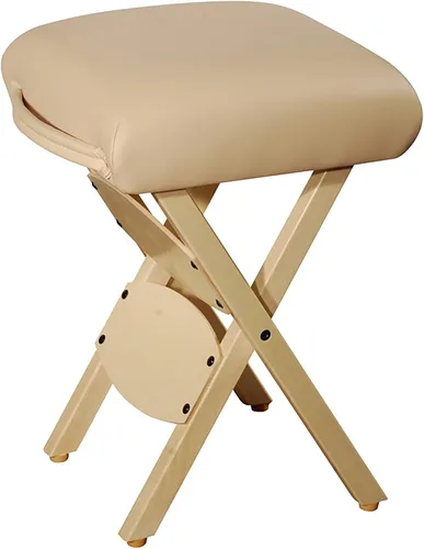 Vista 5 de Master Massage Taburete de masaje plegable de madera ligero y práctico