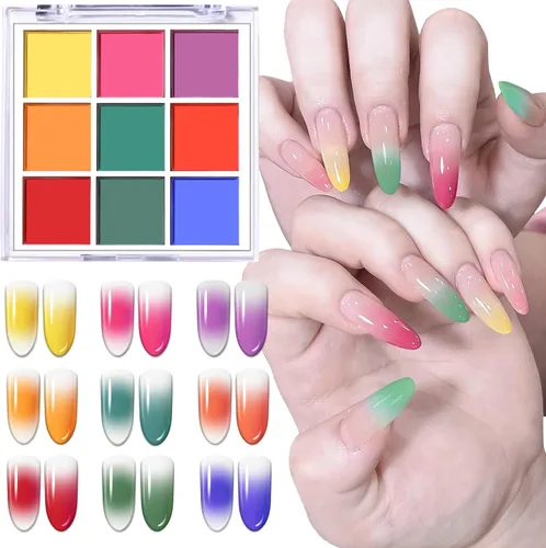 Vista 9 de Polvo de pigmento de neón, 12 colores fluorescentes del arco iris, arte de uñas 3D, maquillaje de Halloween