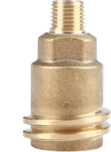 Vista 5 de Adaptador de manguera de montaje de gas propano macho 5024 QCC1, rosca macho de 1/4 pulgadas, 2 uds