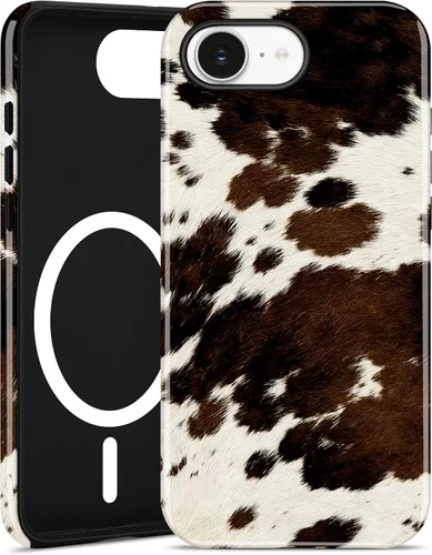 Vista 100 de Jusy Funda magnética Zebra para iPhone XR, color negro