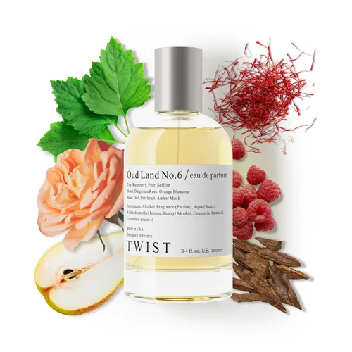 Vista 14 de Twist - Addicted No. 3 - Eau De Parfum inspirado en Y. Black Opium, Perfume de larga duración para mujer, Ámbar y Vainilla, Vegano, Ingredientes