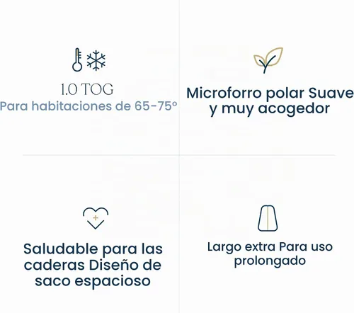 Vista 4 de HALO Manta de microforro polar, saco de dormir de transición para envolver, TOG 1.0 Azul bebé