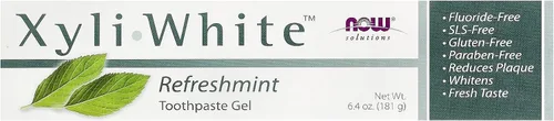 Vista 2 de NOW Xyliwhite, menta fresca, 6.4 onzas (paquete de 4)