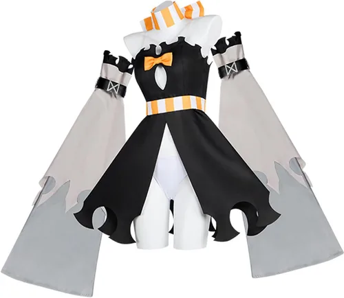 Vista 4 de Disfraz de anime Gachiakuta Amo Empool Cosplay conjunto completo uniforme para mujer, Halloween Comic Con Negro
