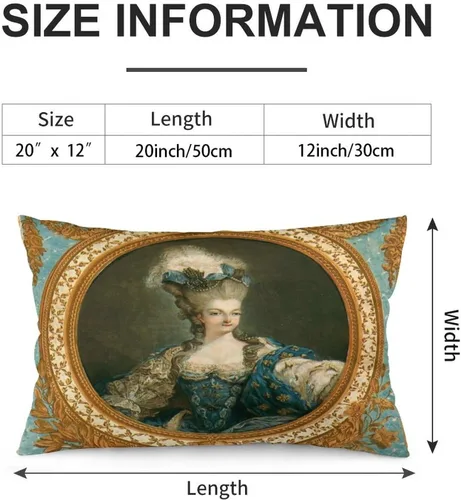 Vista 2 de Funda de almohada cuadrada y acogedora para decoración del hogar, para sala de estar, sofá, coche, 12 x 20 pulgadas