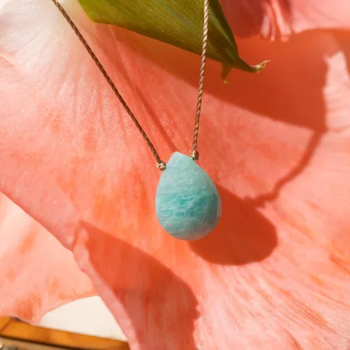 Vista 2 de SoulKu Luxe Inspirational Necklace, Empowerment Jewelry, Handcrafted Necklace For Women, Gift For Mom, 2" Extender With Lobster Clasp, 16" Nylon Cord